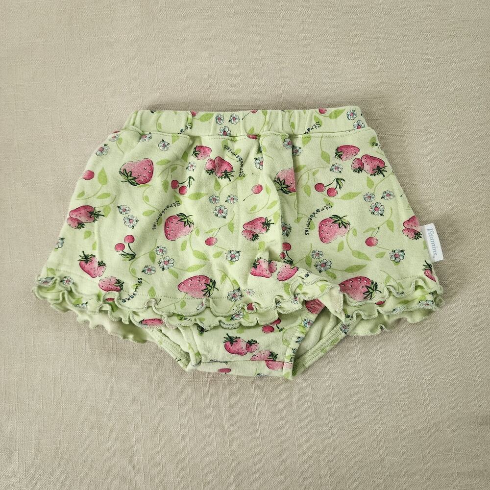 Vintage Strawberry/Floral Skirt/Shorts 12 months - Picture 6 of 6